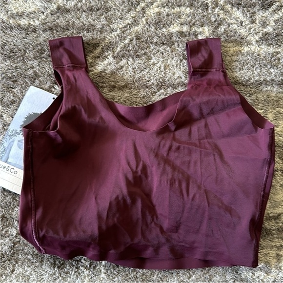 NWT True Everybody Scoop Neck Bra Plum - Picture 4 of 4